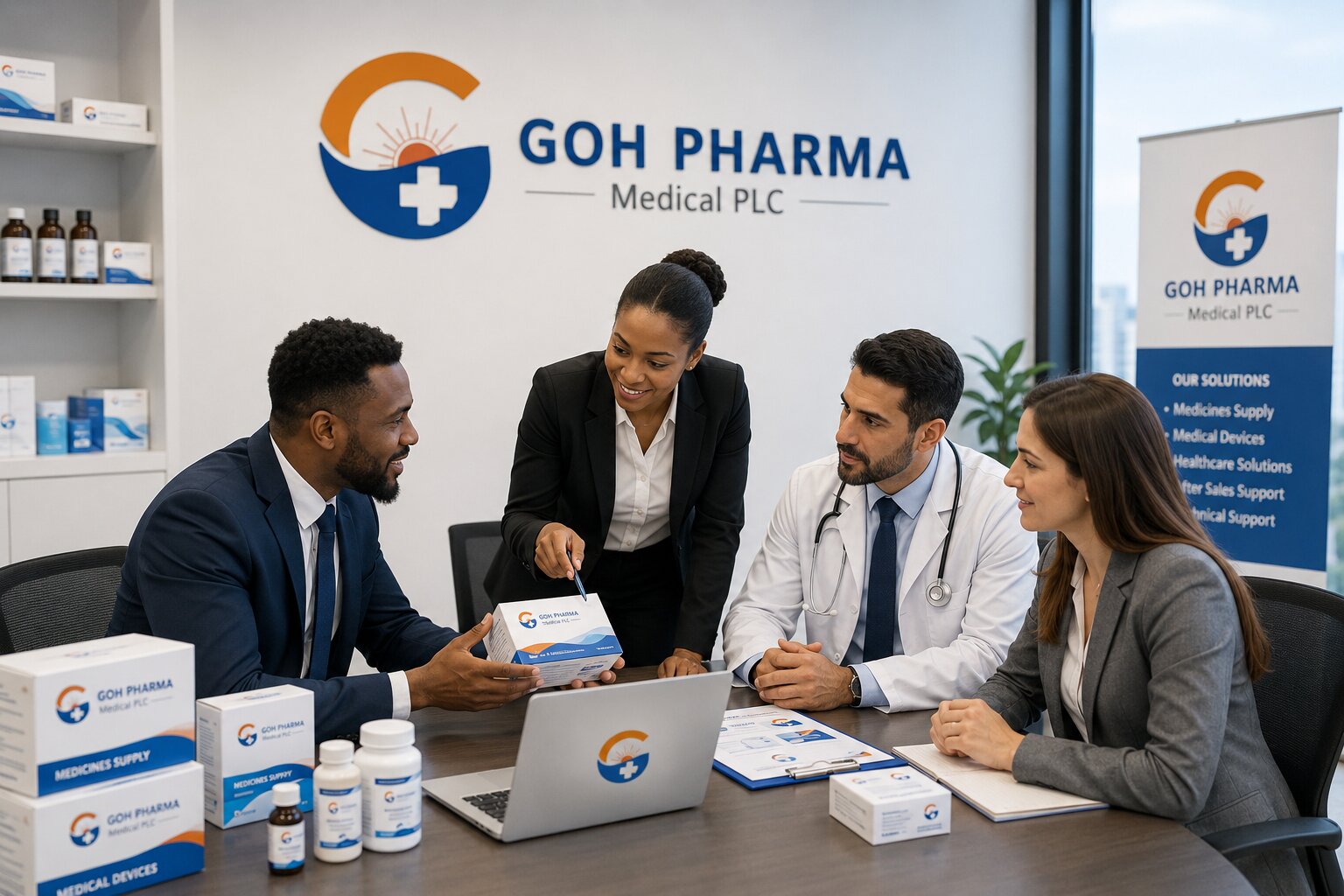 Medical devices and pharmaceutical support